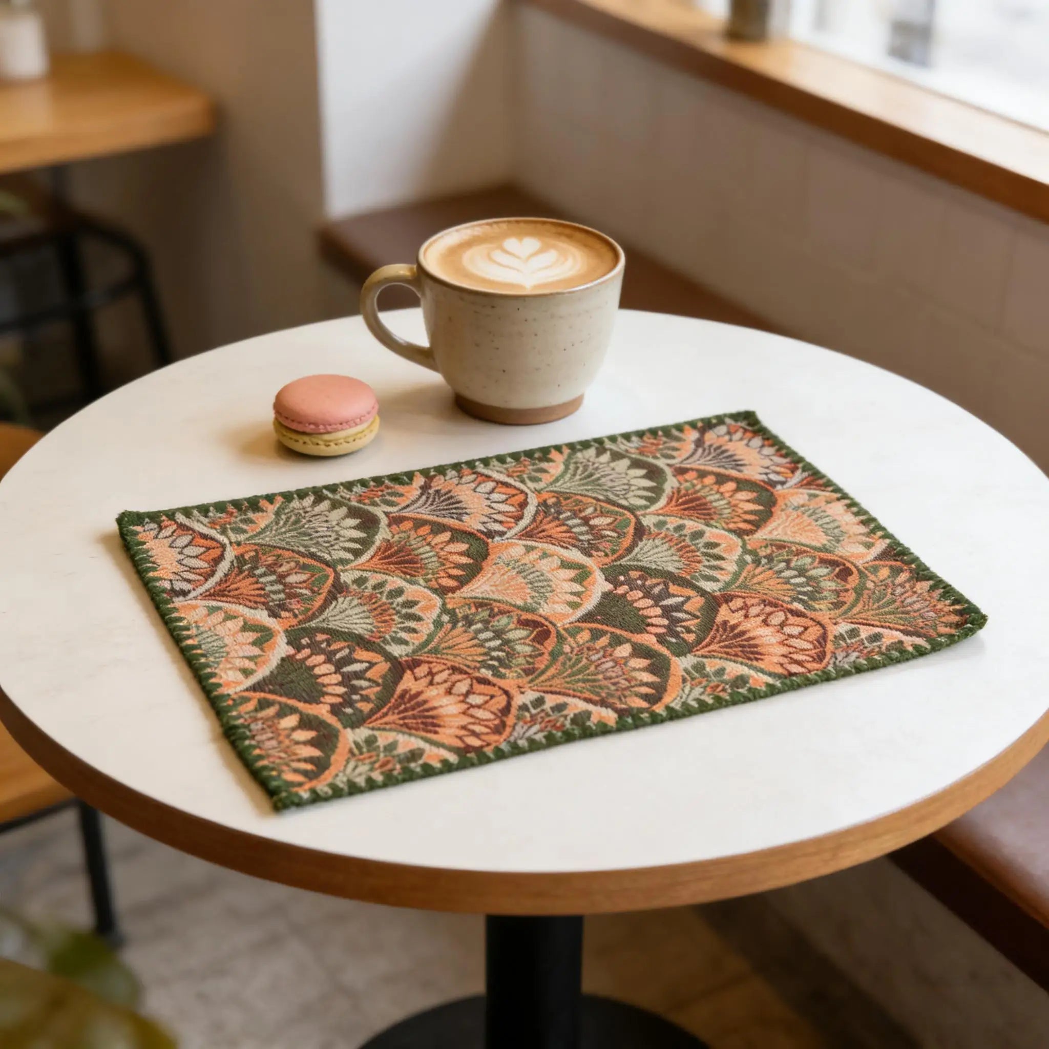 Cotton Linen Placemats Woven Cloth 30x45cm for Dining Table Kitchen Tabletop Place Mats