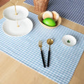 1Pc 30x40cm Classical Plaid Cotton Dinner Table Cloth Napkins Kitchen Placemat Home Party Decoration
