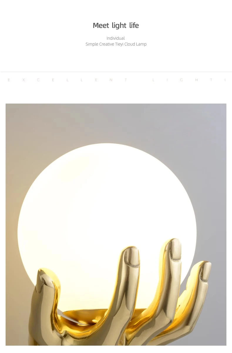 Indoor LED wall lamp creative decoration for living room 110V220V study corridor modern resin glass bedside wall lights