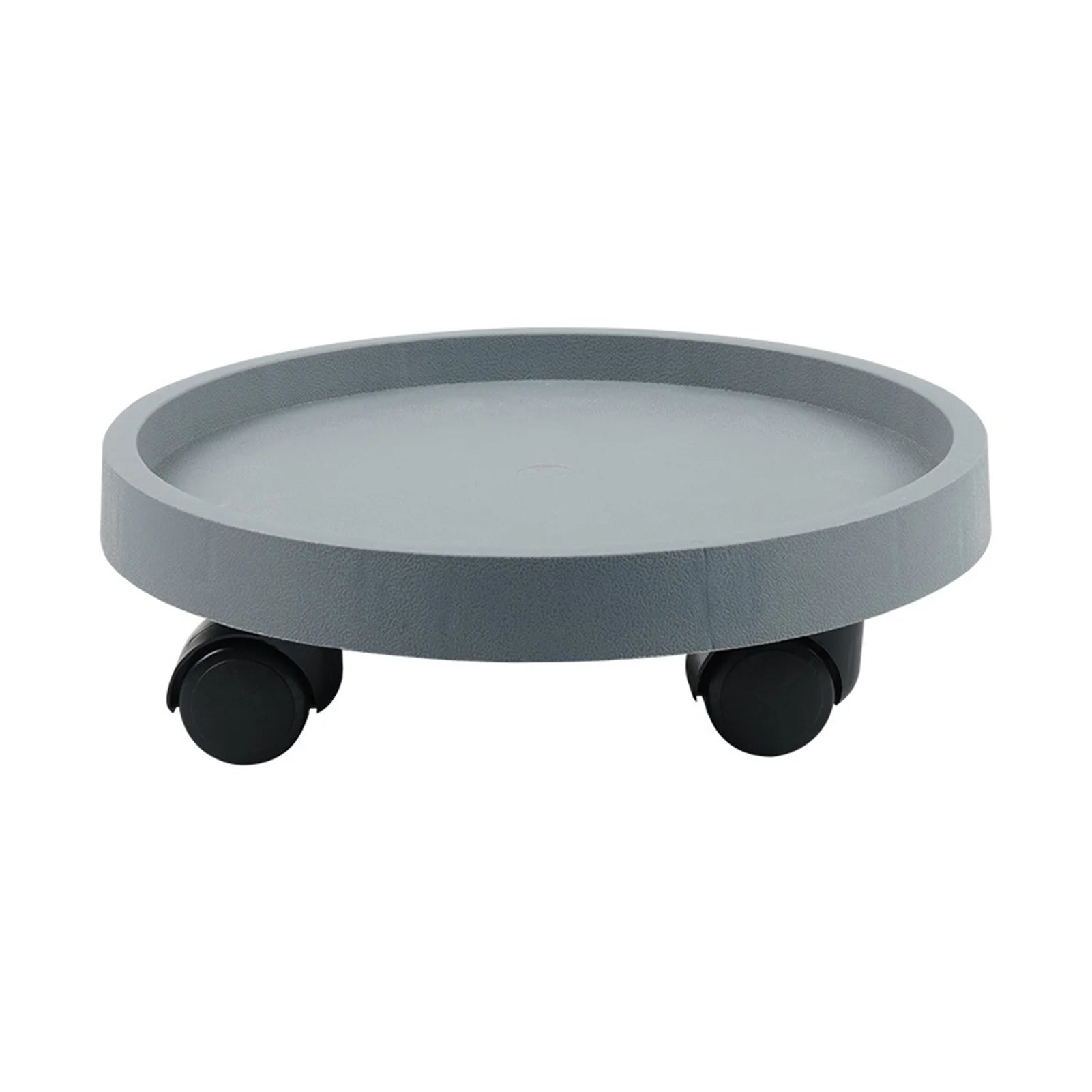 Round Movable Planter Tray With Wheels Multi-Purpose Moving Potted Plant Tool For Large Potted Plants Gardening Flower Pot Tray