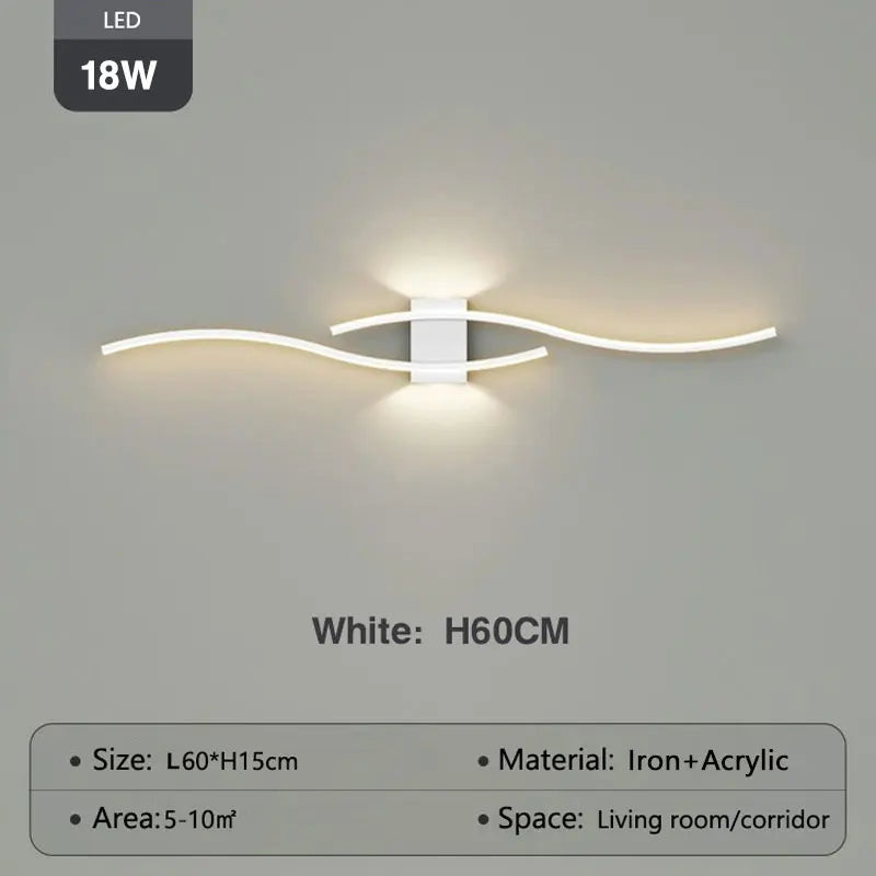 Indoor LED Wall Lamps Decor for Kitchen Dinning Room AC85-265V LED Wall Lights Wall Scxonce Lighting Fixtures for Bedroom Foyer