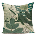 Decorative Throw Pillows Farmhouse Home Decor Tropical Green Plant Leaf Pillow Cover Cushion Cover for Living Room Almofadas