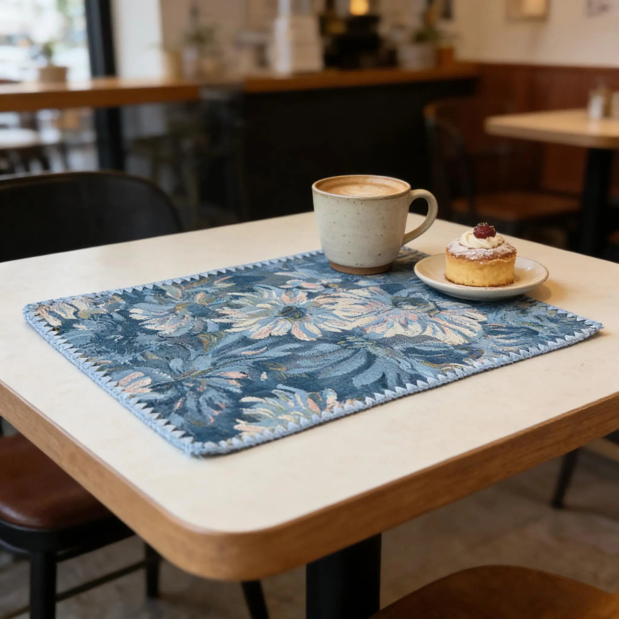 Cotton Linen Placemats Woven Cloth 30x45cm for Dining Table Kitchen Tabletop Place Mats