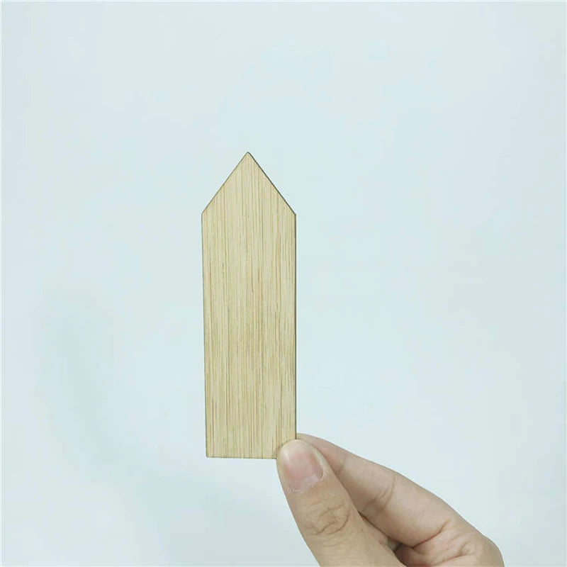 20PCS Bamboo Stake Plant Labels Eco-Friendly Plant Signage Card Tags Garden Markers For Potted Herbs Flowers Vegetables Tools