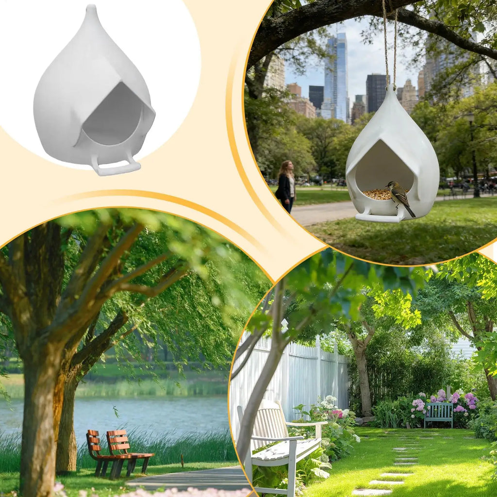 Bird Feeders for Outside Rainproof Feeding Dispenser Hummingbird Feeder for Backyard Garden Patio Lawn Balcony Birdwatching