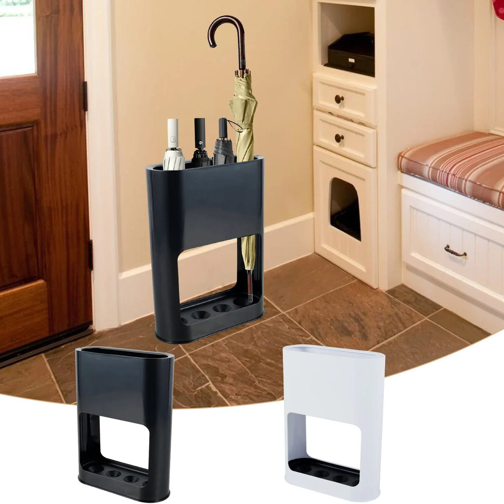 Umbrella Stand Rack Fits 4 Umbrellas Holder with Heavy Duty Metal Iron Panel Umbrella Stands with Non-Slip Soft Cushion