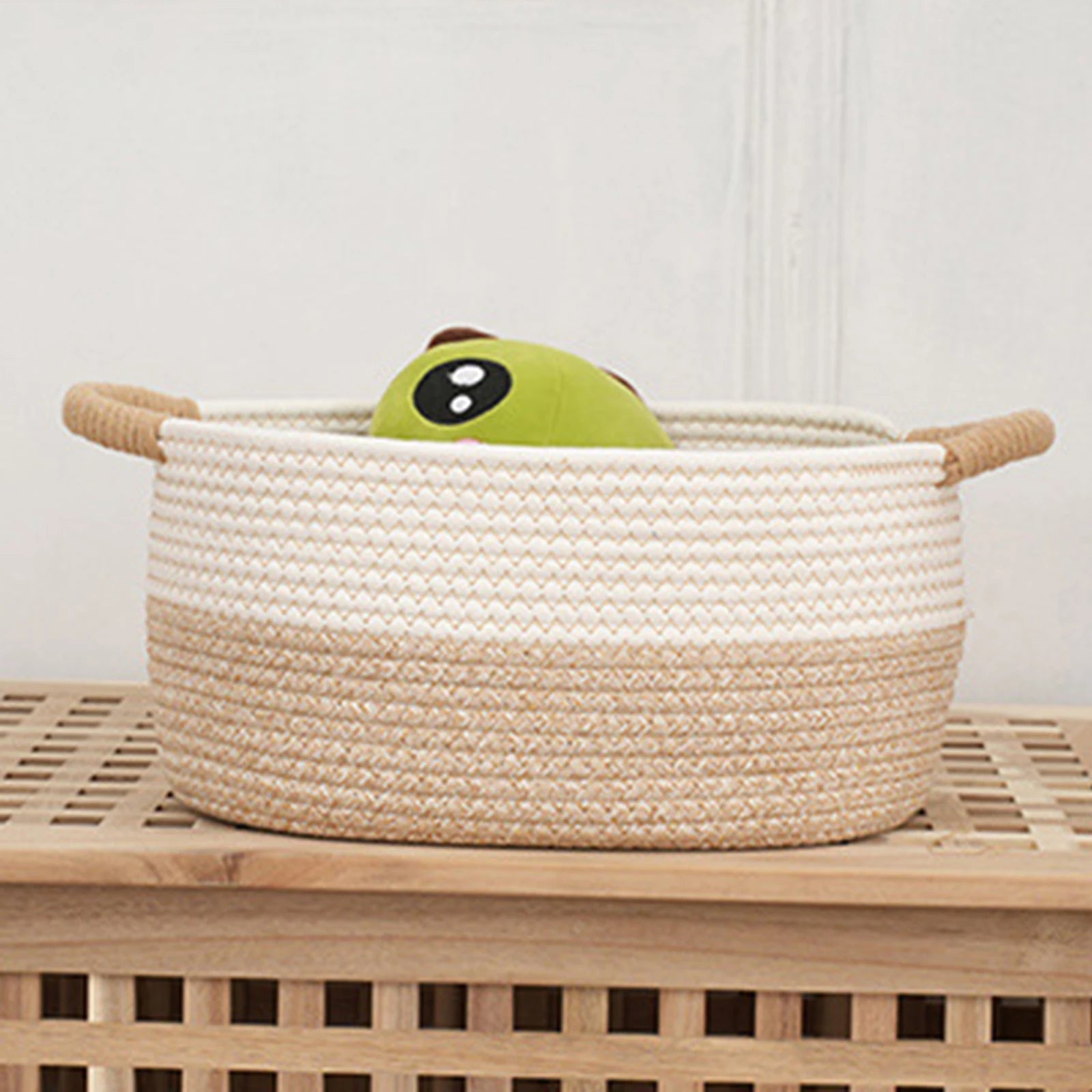 Rope Woven Baskets for Organizing Storage Basket Basket Sturdy Gift Basket Empty for Living Room Office Tabletop Home