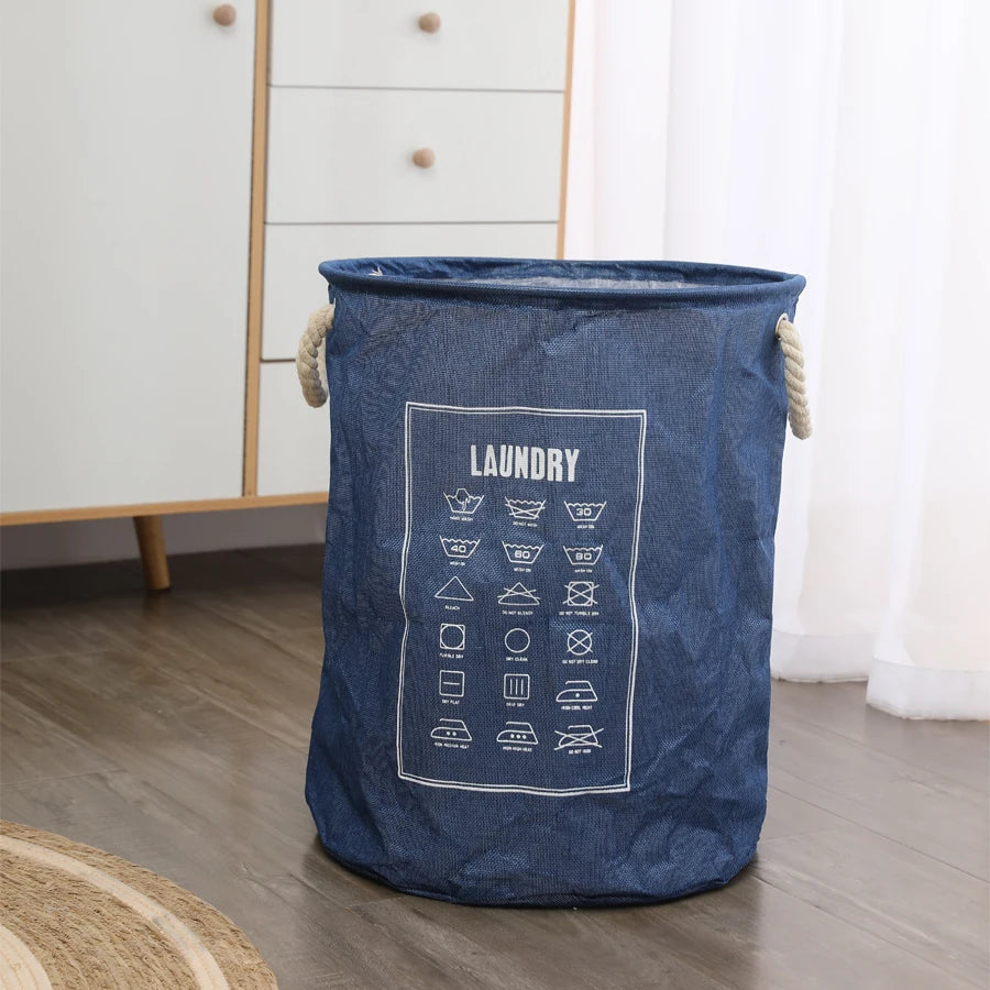 1 PC Household Portable Storage Basket Waterproof Durable Laundry Baskets Kids Toys Sundries Organizer Bucket