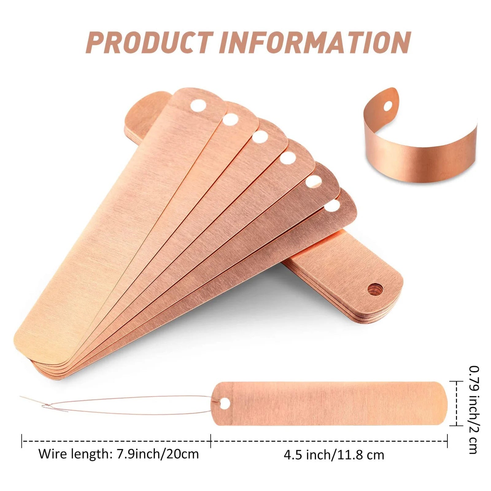 Garden Plant Labels Sapling Label Stamping Plant Tags Markers Stakes Copper Plate Metal Plant Labels Waterproof Garden Planting