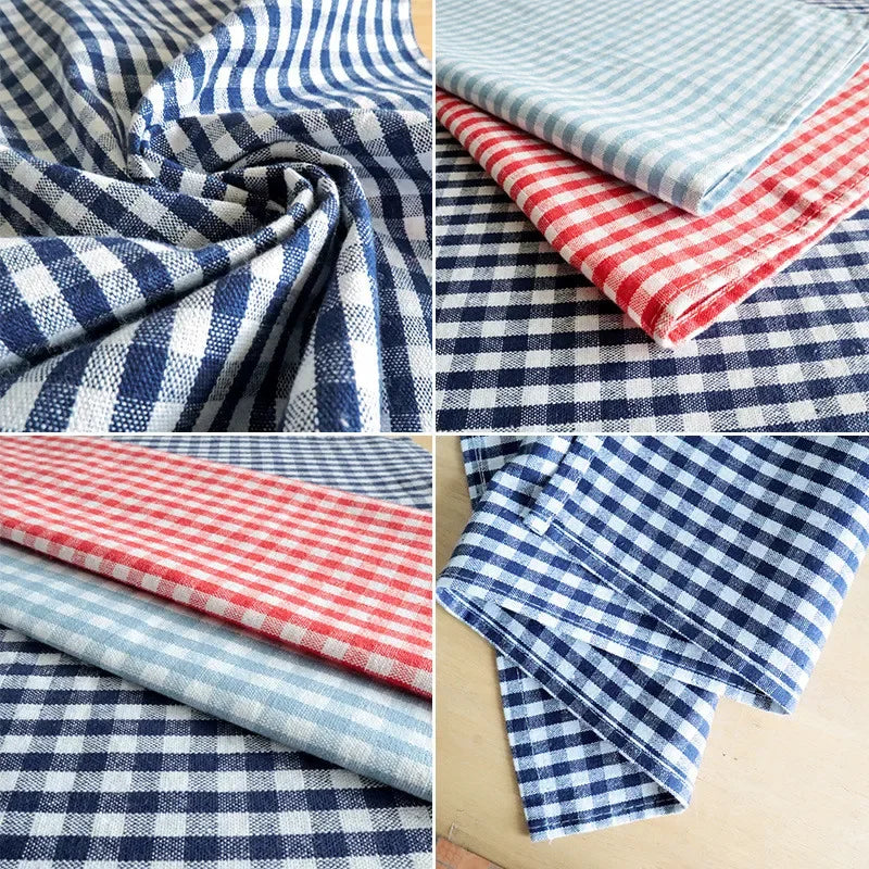 1Pc 30x40cm Classical Plaid Cotton Dinner Table Cloth Napkins Kitchen Placemat Home Party Decoration