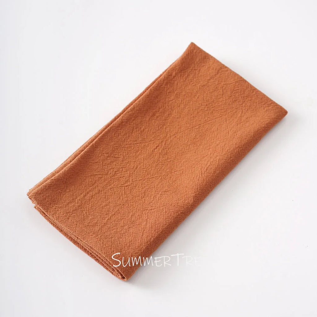 50pcs Plain Cloth Napkins 40x40cm Washable Cotton Table Napkin Place Mats for Wedding Party Home Dining Decoration Wholesale