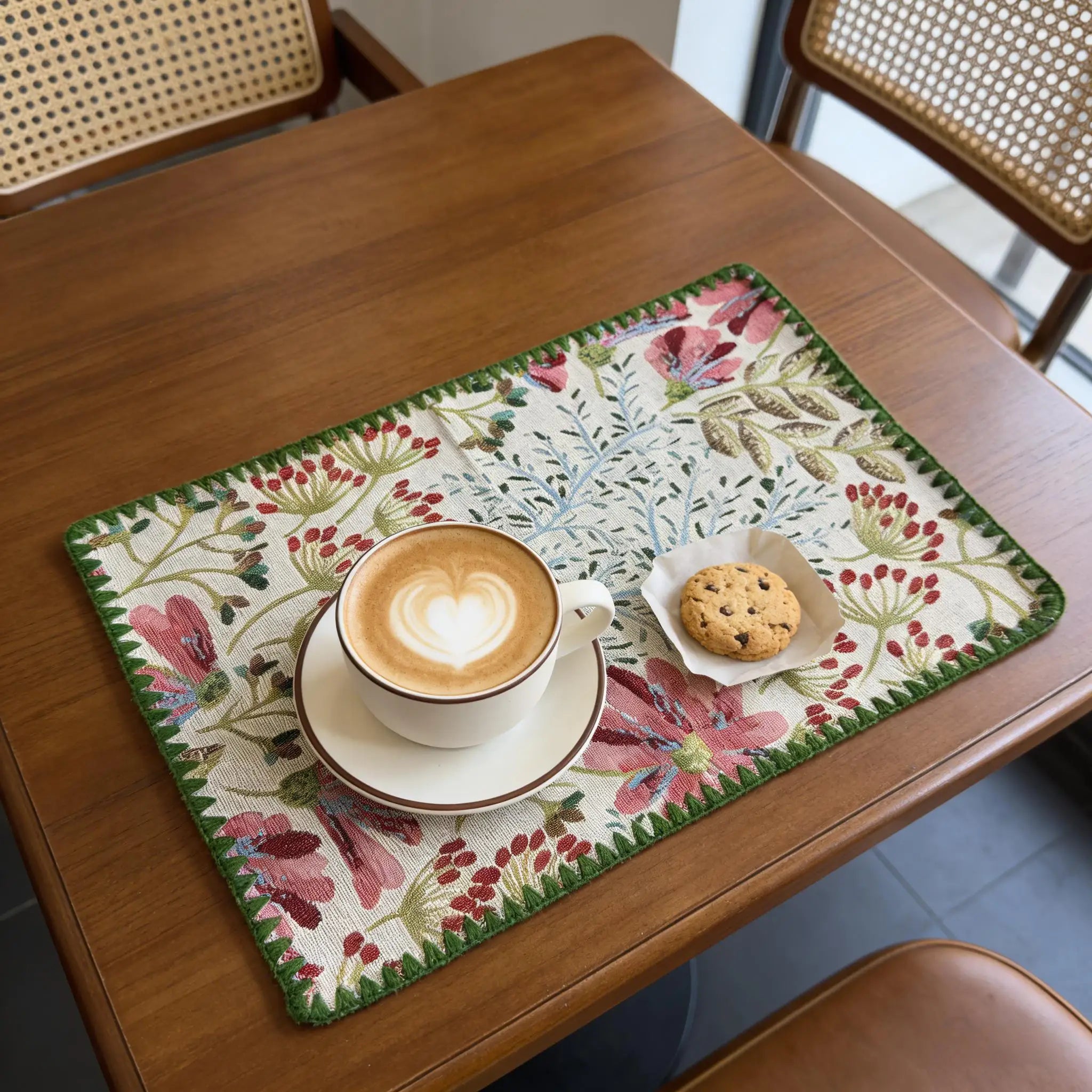 Cotton Linen Placemats Woven Cloth 30x45cm for Dining Table Kitchen Tabletop Place Mats
