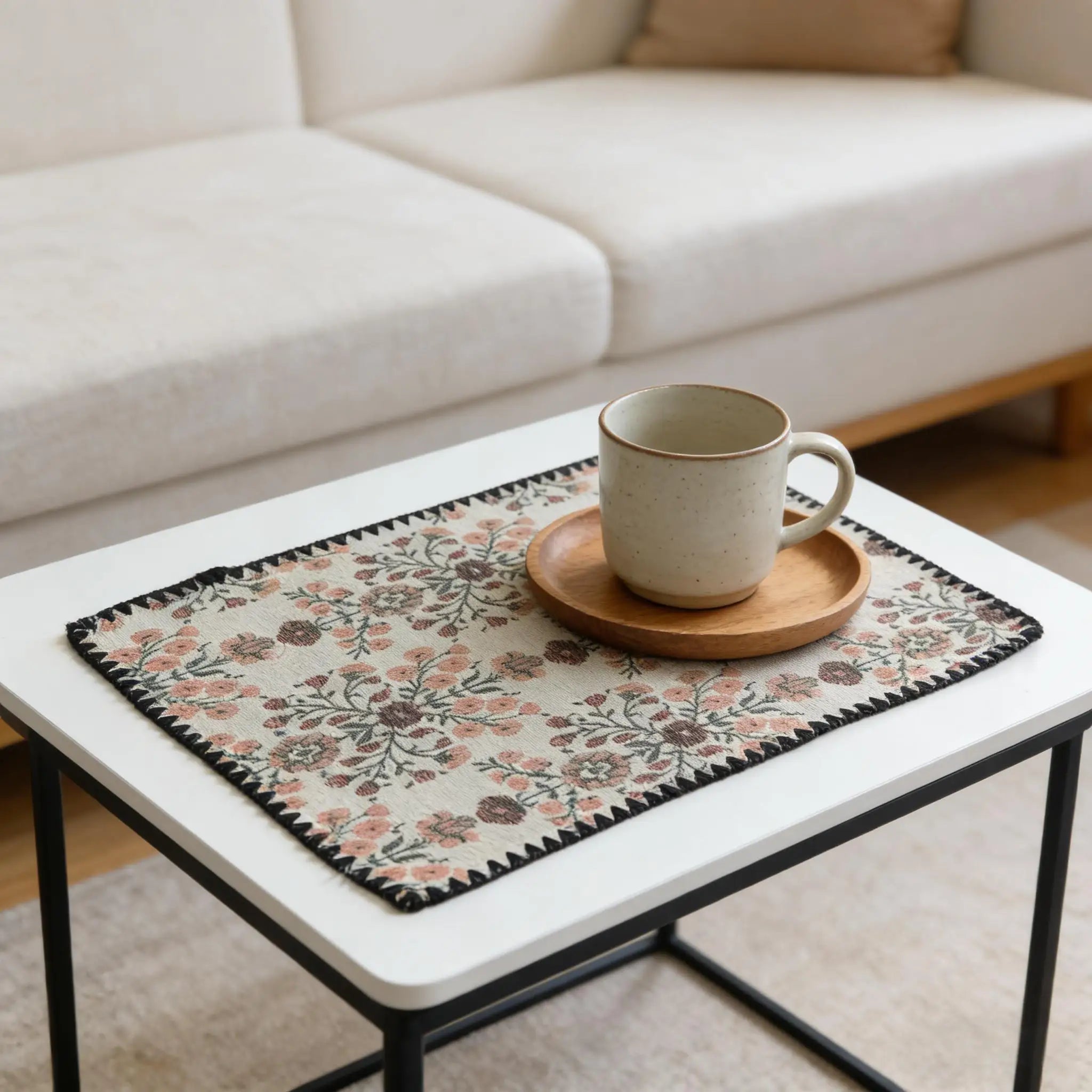 Cotton Linen Placemats Woven Cloth 30x45cm for Dining Table Kitchen Tabletop Place Mats