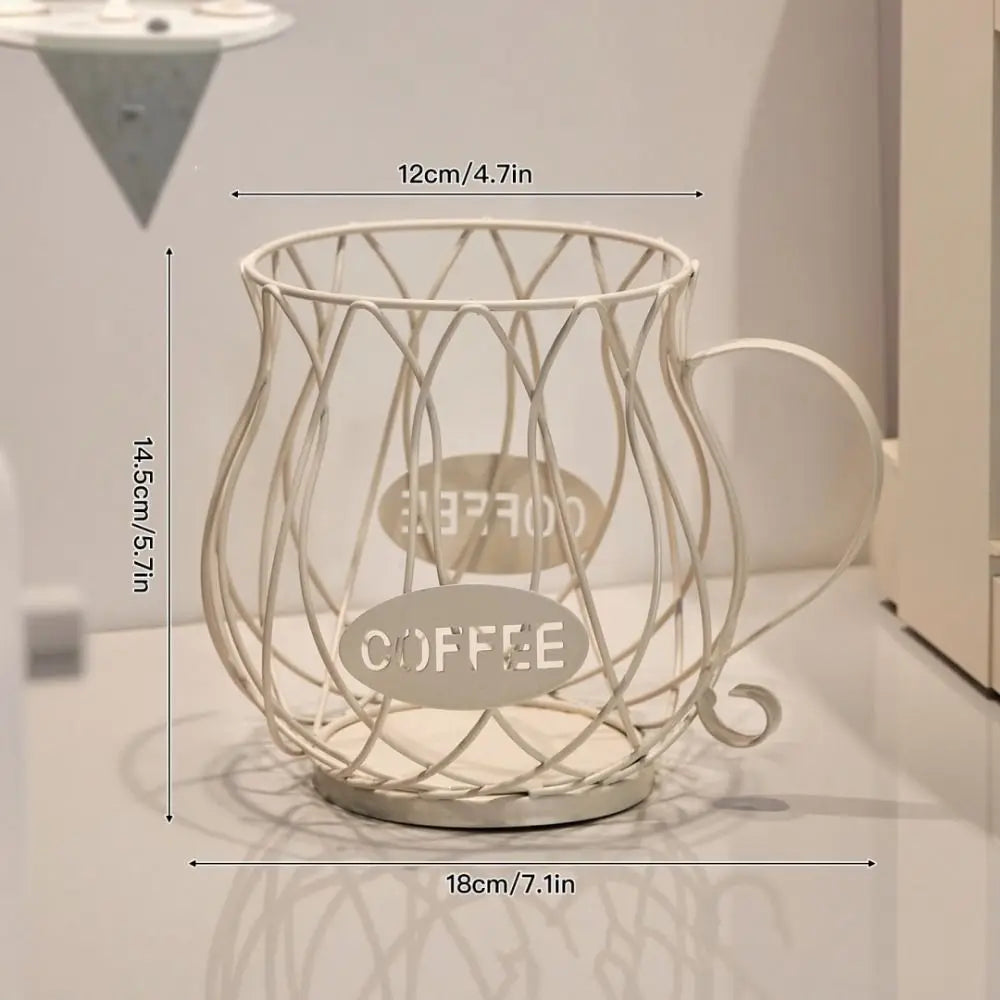 Large Capacity Coffee Pod Holder Coffee Pod Storage Cup Coffee Capsule Holder Home Decoration Irregular Shape