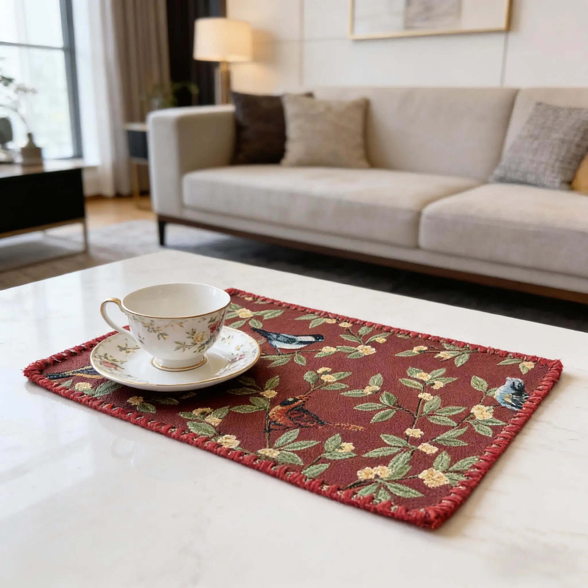 Cotton Linen Placemats Woven Cloth 30x45cm for Dining Table Kitchen Tabletop Place Mats