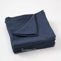 50pcs Plain Cloth Napkins 40x40cm Washable Cotton Table Napkin Place Mats for Wedding Party Home Dining Decoration Wholesale