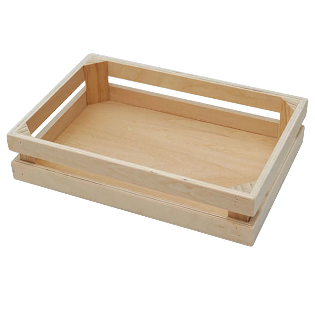 Small Storage Containers Basket Baskets Wooden Organizer Rectangle Office Crates Hamper Rectangle Wooden Storage Basket For Home