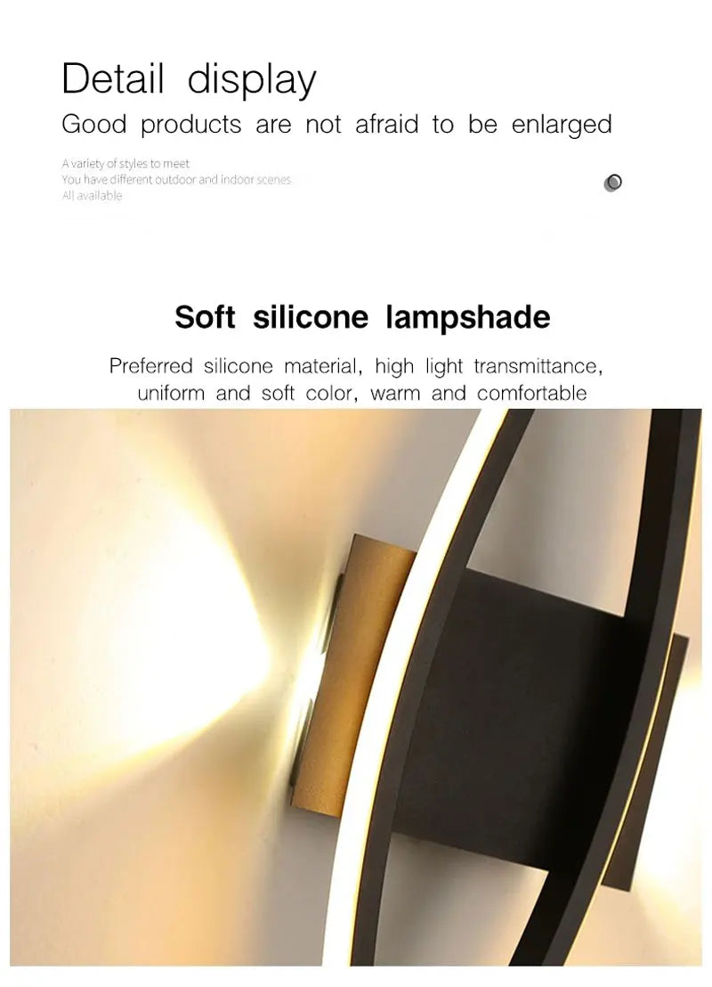 Indoor LED Wall Lamps Decor for Kitchen Dinning Room AC85-265V LED Wall Lights Wall Scxonce Lighting Fixtures for Bedroom Foyer