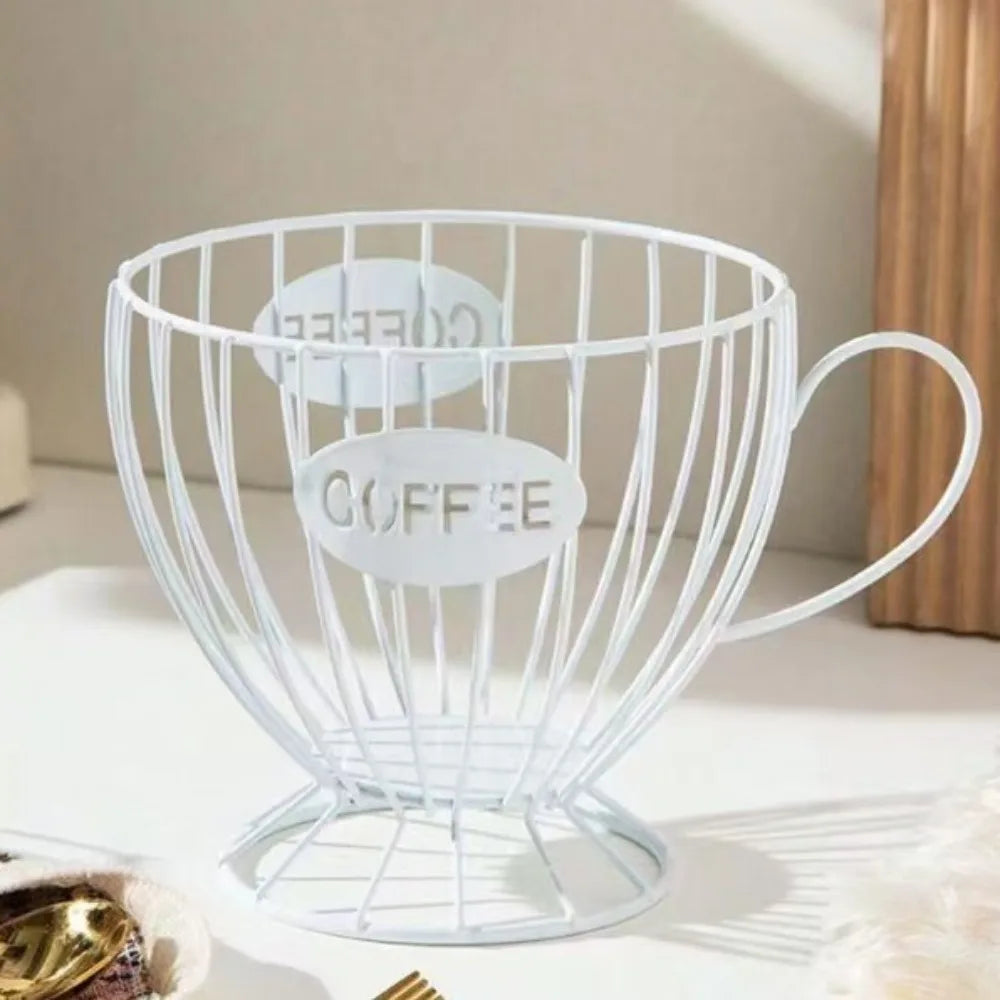 Large Capacity Coffee Pod Holder Coffee Pod Storage Cup Coffee Capsule Holder Home Decoration Irregular Shape