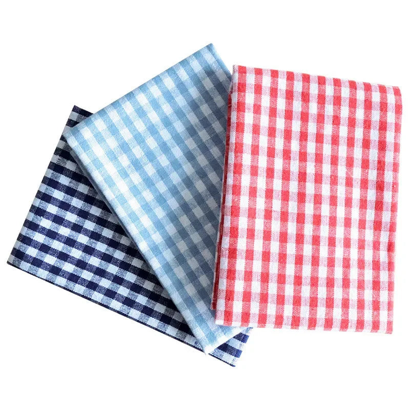 1Pc 30x40cm Classical Plaid Cotton Dinner Table Cloth Napkins Kitchen Placemat Home Party Decoration