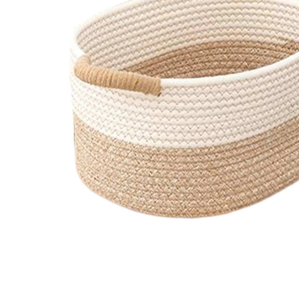 Rope Woven Baskets for Organizing Storage Basket Basket Sturdy Gift Basket Empty for Living Room Office Tabletop Home