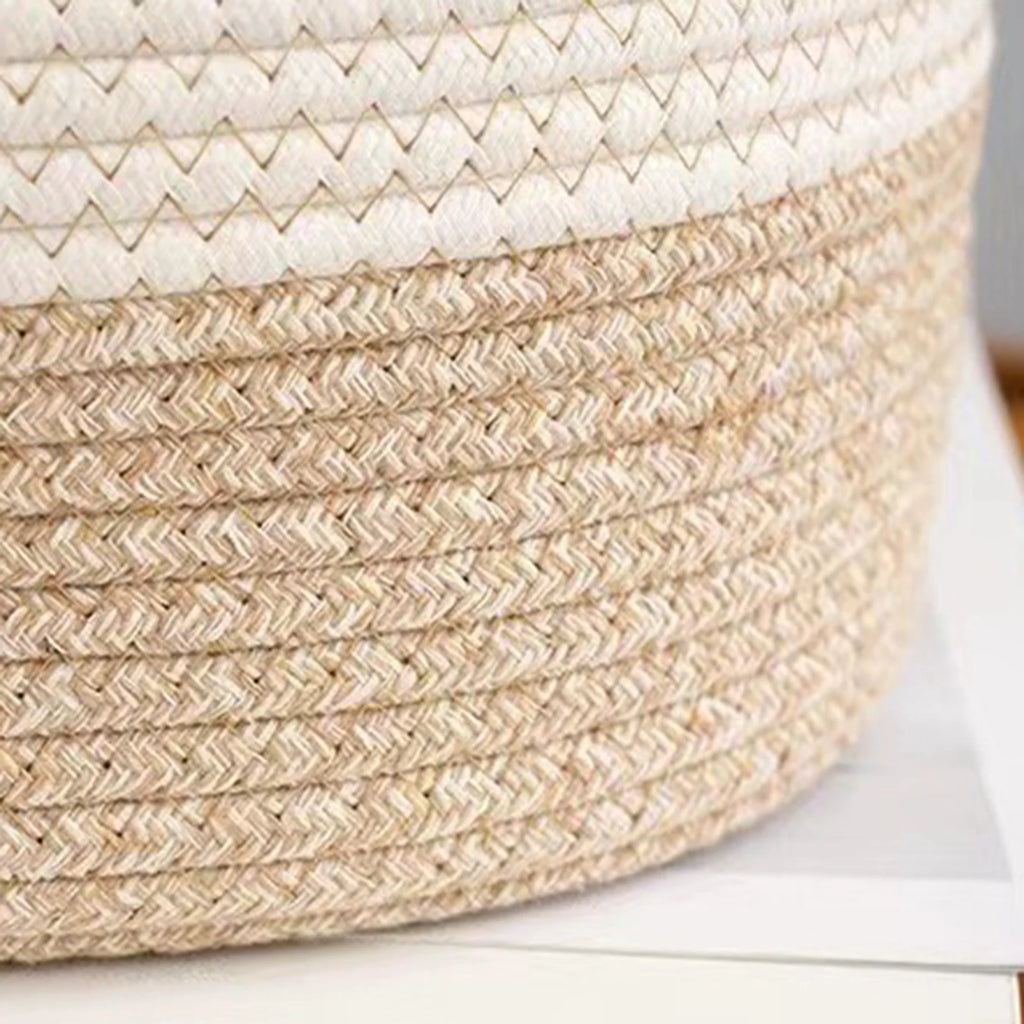 Rope Woven Baskets for Organizing Storage Basket Basket Sturdy Gift Basket Empty for Living Room Office Tabletop Home