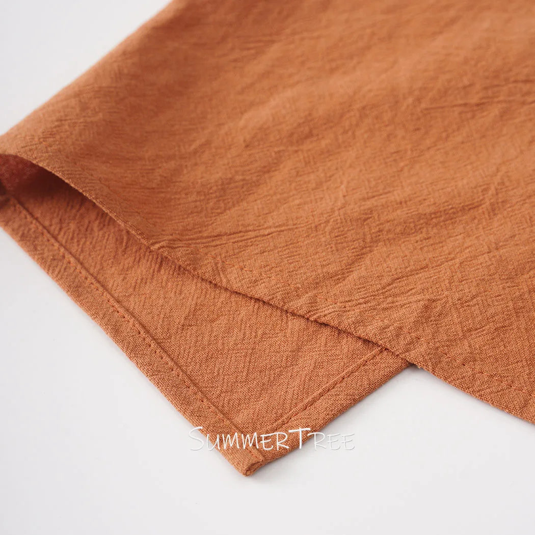 50pcs Plain Cloth Napkins 40x40cm Washable Cotton Table Napkin Place Mats for Wedding Party Home Dining Decoration Wholesale