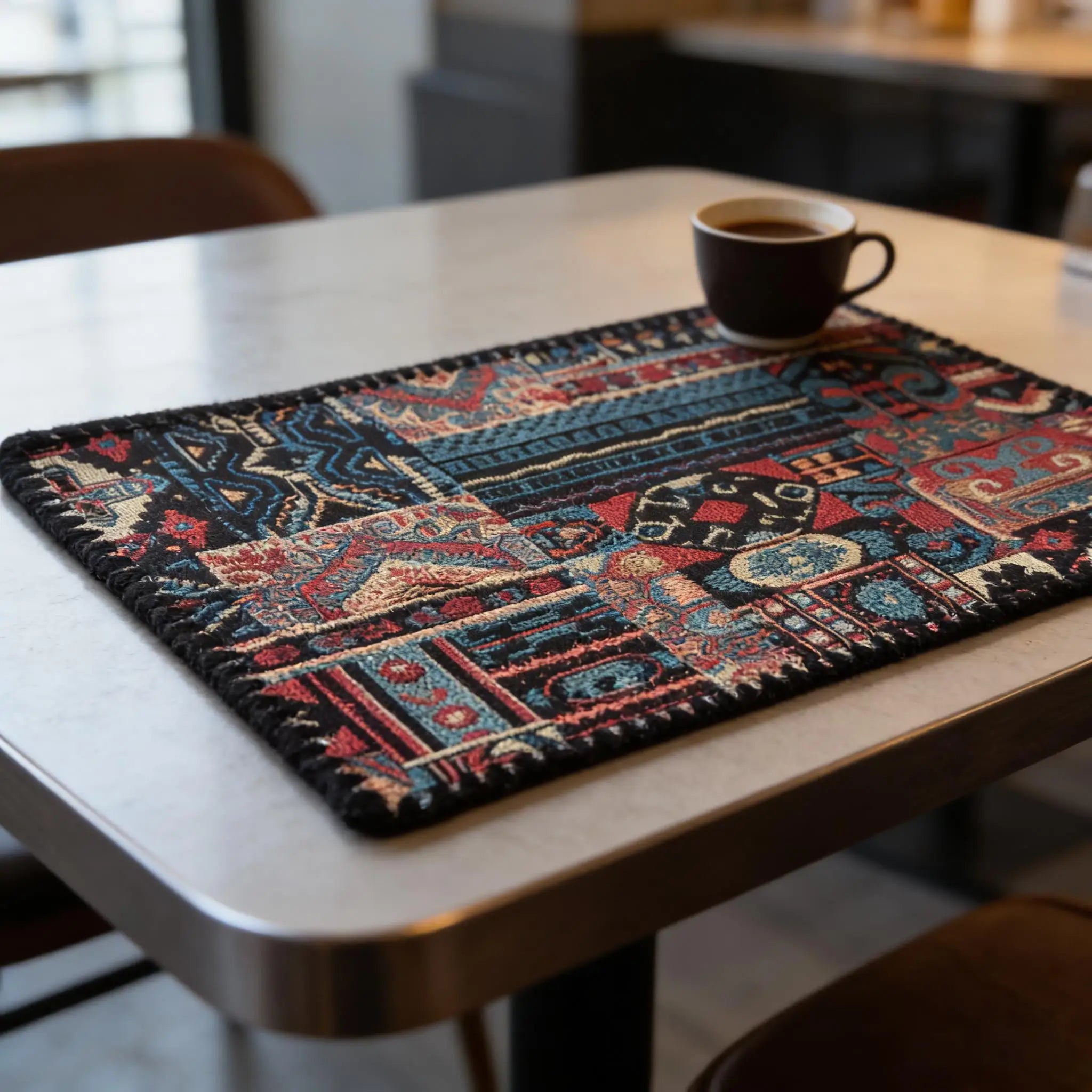 Cotton Linen Placemats Woven Cloth 30x45cm for Dining Table Kitchen Tabletop Place Mats