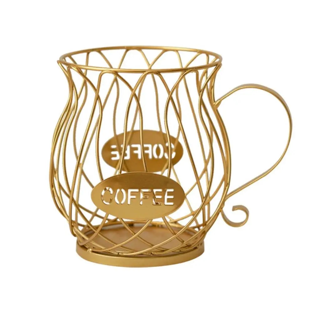 Large Capacity Coffee Pod Holder Coffee Pod Storage Cup Coffee Capsule Holder Home Decoration Irregular Shape