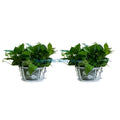 Modern Iron Hanging Planter Rack For Balcony Indoor Outdoor Gardening Storage