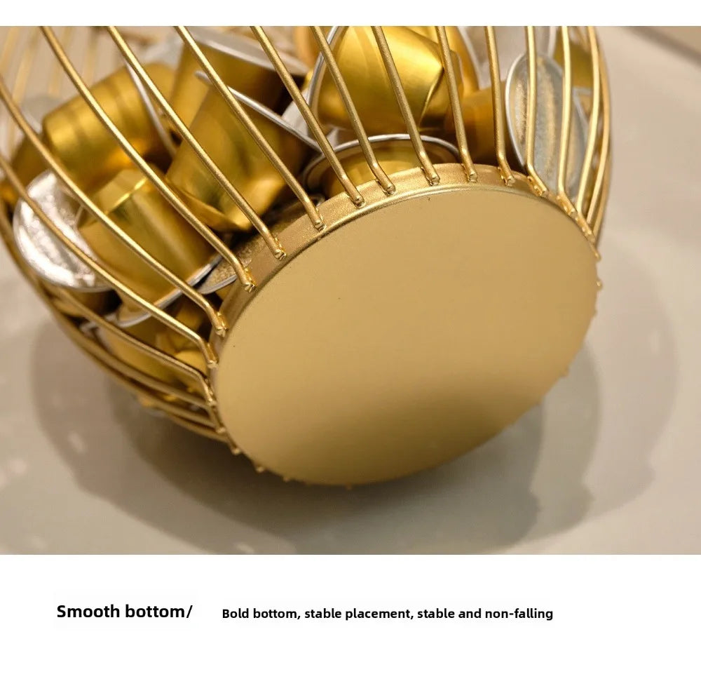Large Capacity Coffee Pod Holder Storage Cup Coffee Pod Coffee Capsule Holder Home Decoration Coffee Creamer Container Gifts