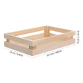Small Storage Containers Basket Baskets Wooden Organizer Rectangle Office Crates Hamper Rectangle Wooden Storage Basket For Home