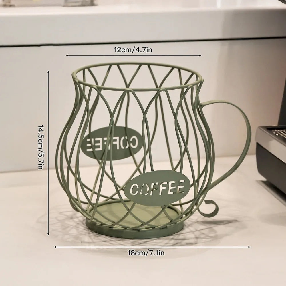 Large Capacity Coffee Pod Holder Coffee Pod Storage Cup Coffee Capsule Holder Home Decoration Irregular Shape