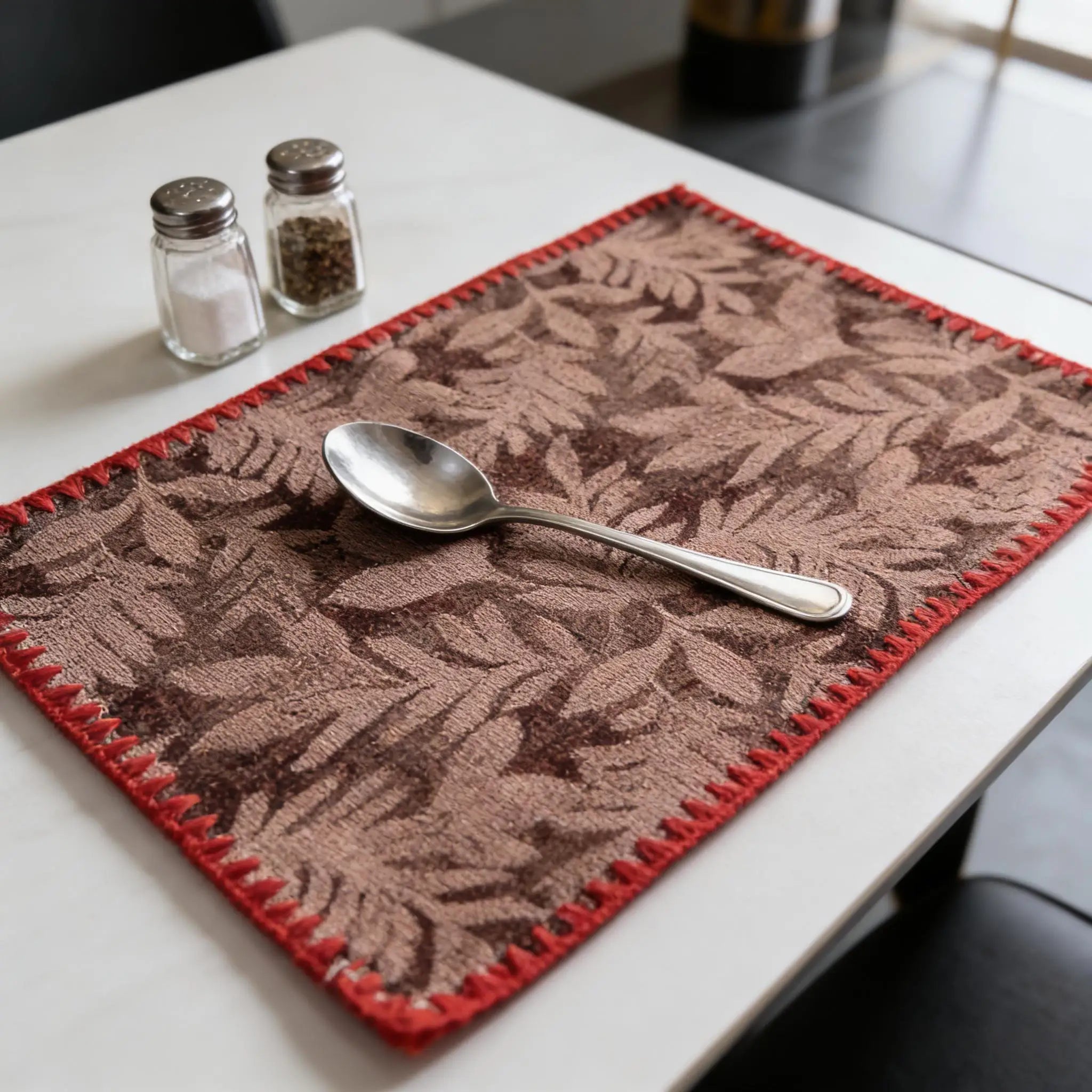 Cotton Linen Placemats Woven Cloth 30x45cm for Dining Table Kitchen Tabletop Place Mats