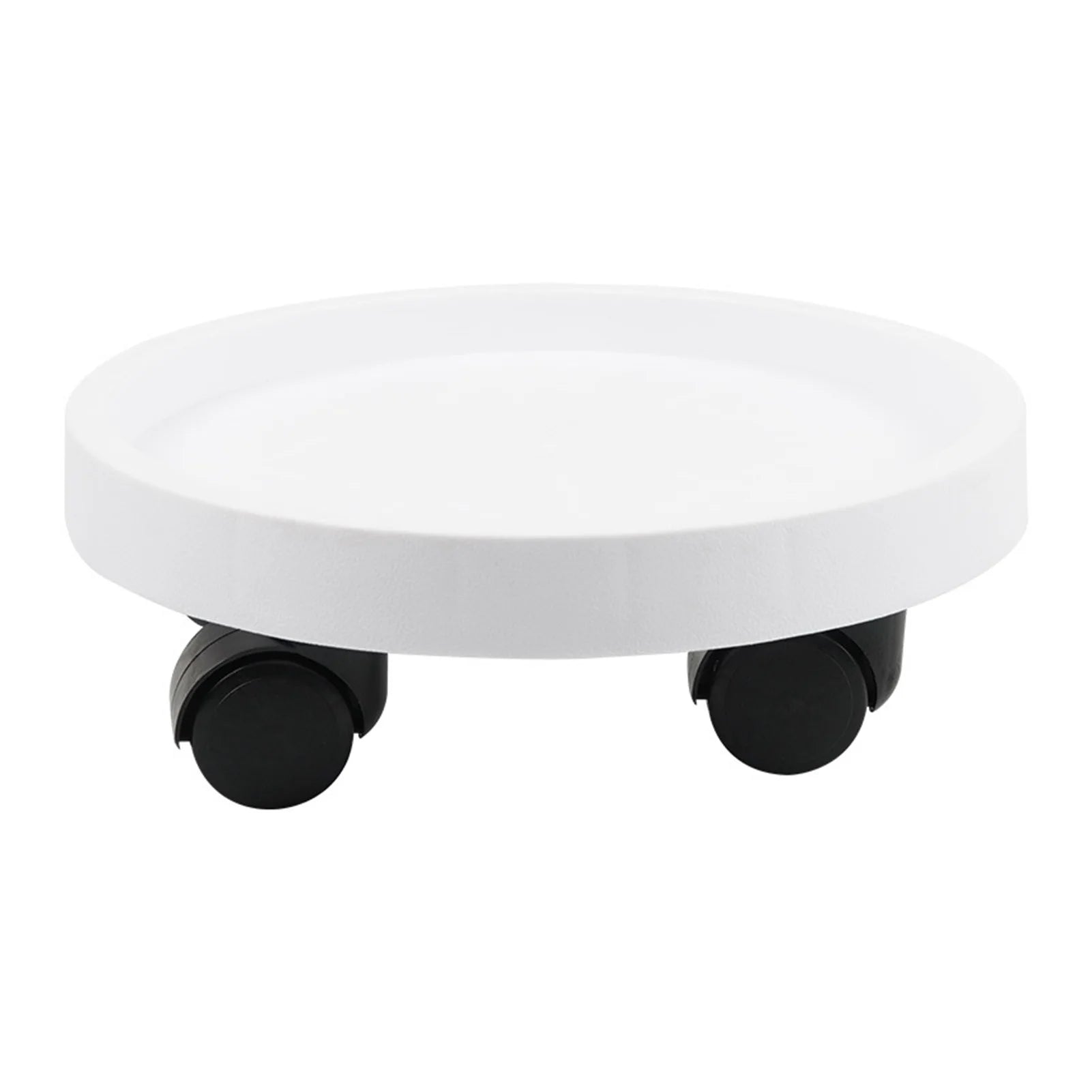 Round Movable Planter Tray With Wheels Multi-Purpose Moving Potted Plant Tool For Large Potted Plants Gardening Flower Pot Tray
