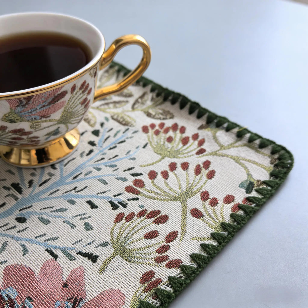 Cotton Linen Placemats Woven Cloth 30x45cm for Dining Table Kitchen Tabletop Place Mats