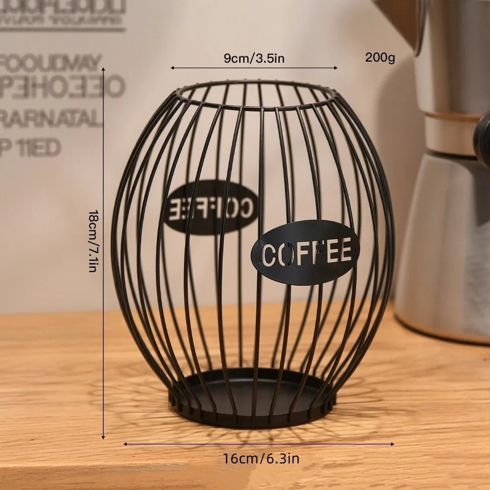 Large Capacity Coffee Pod Holder Coffee Pod Storage Cup Coffee Capsule Holder Home Decoration Irregular Shape