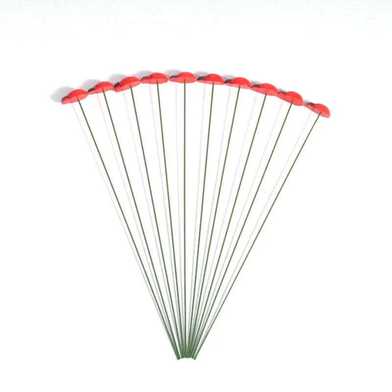 Wooden Ladybug Decorative Garden Stakes Garden Decoration Outdoor Yard Decor Easter Festival Decoration Office Home Decor 10pcs