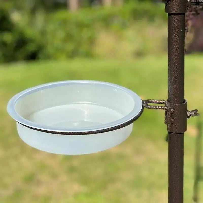 Bird Feed Bowl Transparent Circular Bird Feeder Imple Bird Comfortable Supplies Eating Environment And Fashionable Provide