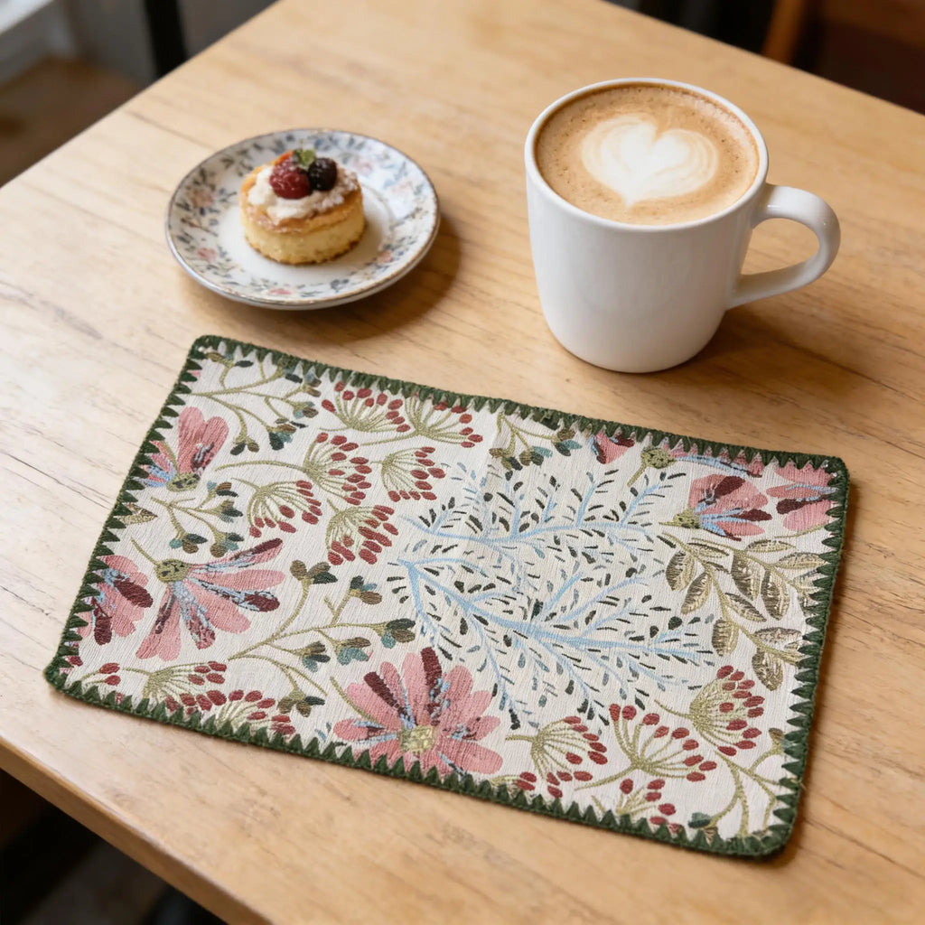 Cotton Linen Placemats Woven Cloth 30x45cm for Dining Table Kitchen Tabletop Place Mats