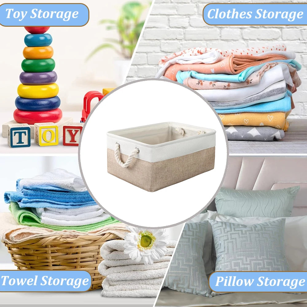 Storage Basket Home Supplies Sundries Sorting Basket Folding Linen Organizer Box Underwear Socks Toys Versatile Storage Baskets