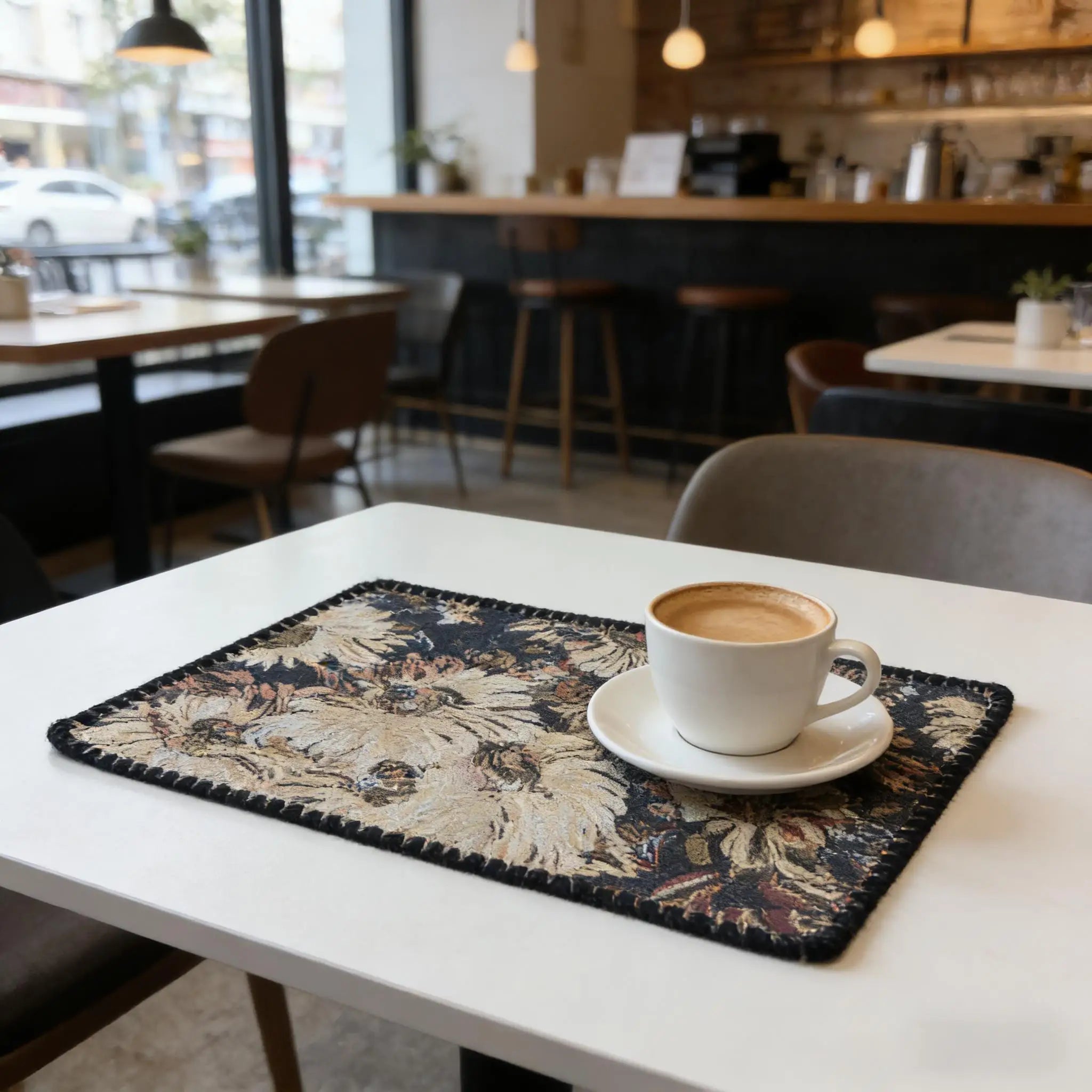 Cotton Linen Placemats Woven Cloth 30x45cm for Dining Table Kitchen Tabletop Place Mats