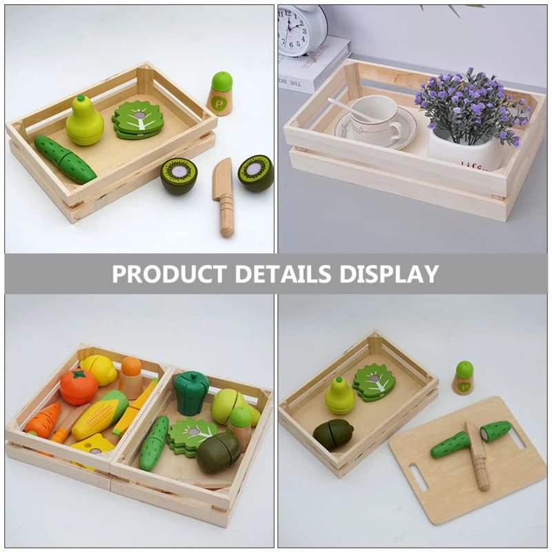 Small Storage Containers Basket Baskets Wooden Organizer Rectangle Office Crates Hamper Rectangle Wooden Storage Basket For Home