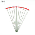 Wooden Ladybug Decorative Garden Stakes Garden Decoration Outdoor Yard Decor Easter Festival Decoration Office Home Decor 10pcs