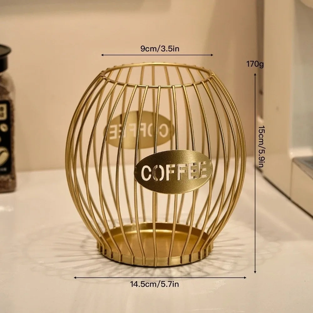 Large Capacity Coffee Pod Holder Coffee Pod Storage Cup Coffee Capsule Holder Home Decoration Irregular Shape