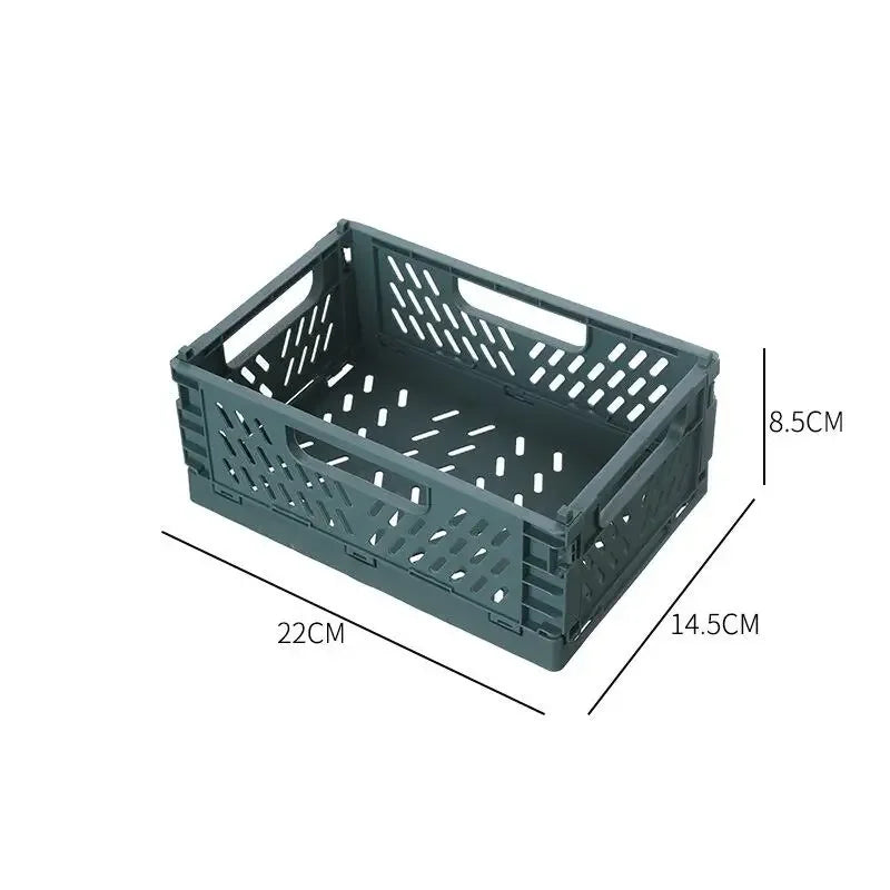 Foldable Storage Basket Wardrobe Organizer Box Kitchen Bathroom Accessories Gadgets For Clothes Toy Spices Condiments Vegetables