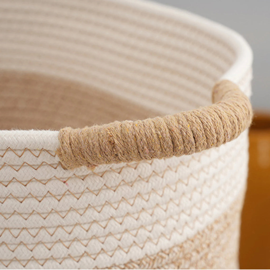 Rope Woven Baskets for Organizing Storage Basket Basket Sturdy Gift Basket Empty for Living Room Office Tabletop Home