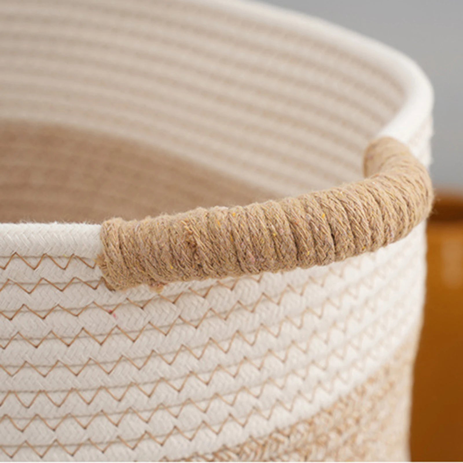 Rope Woven Baskets for Organizing Storage Basket Basket Sturdy Gift Basket Empty for Living Room Office Tabletop Home