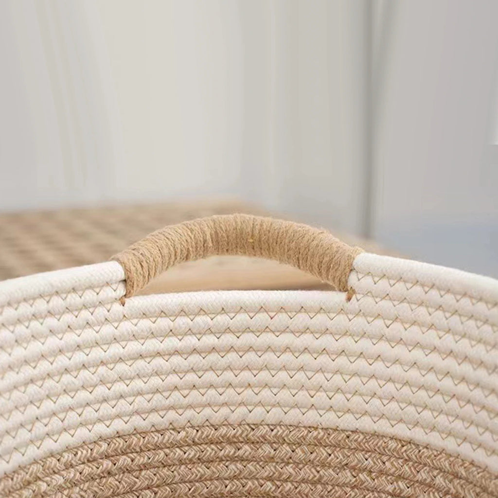 Rope Woven Baskets for Organizing Storage Basket Basket Sturdy Gift Basket Empty for Living Room Office Tabletop Home