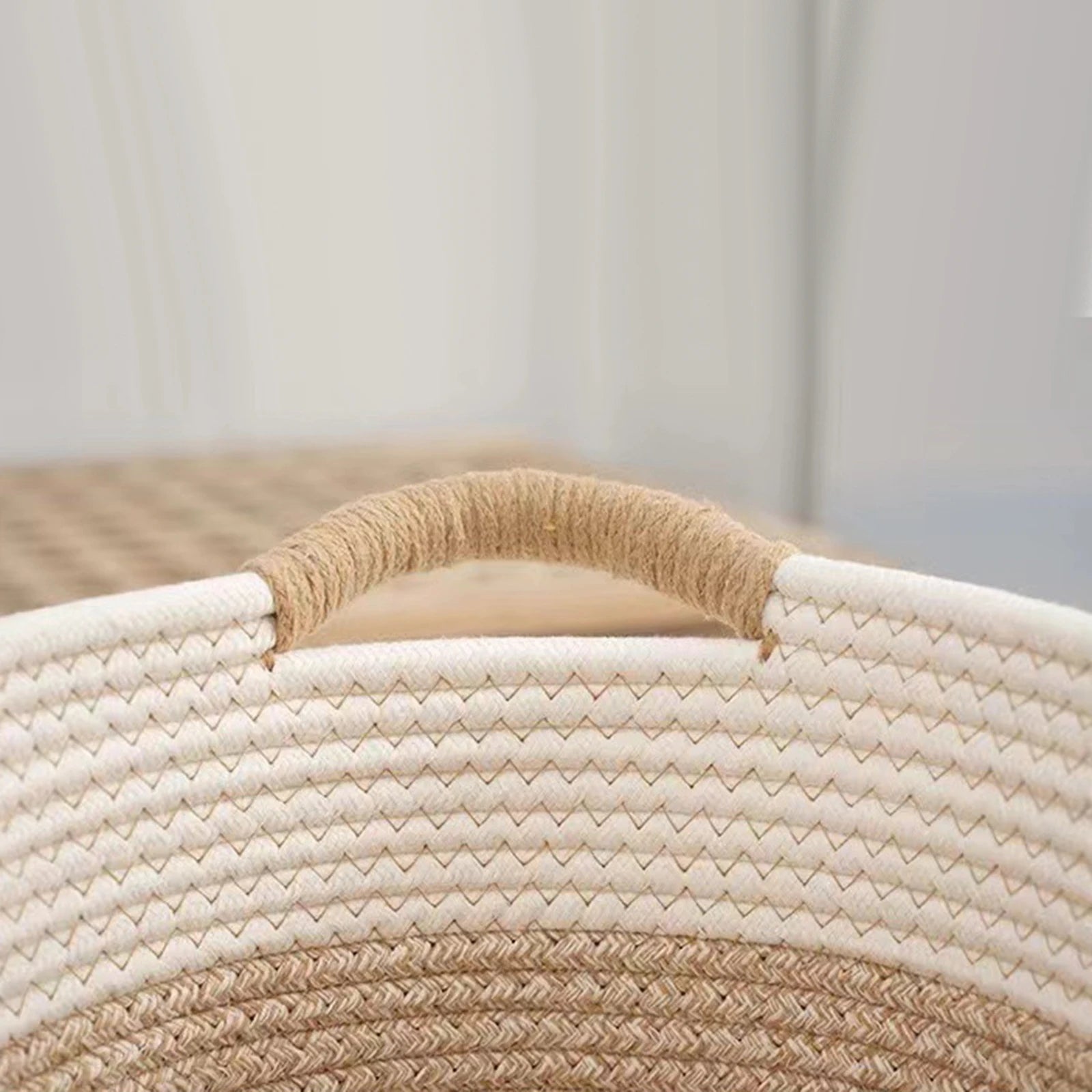 Rope Woven Baskets for Organizing Storage Basket Basket Sturdy Gift Basket Empty for Living Room Office Tabletop Home